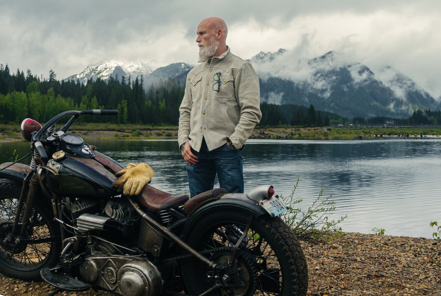 Ivory Rough-Out Zach Bryan Western Jacket | Black Bear Brand